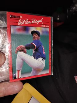 Oilcan Boyd Boston Red Sox card Perfect Condition Very Clean