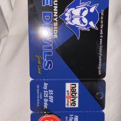 Sunnyside High School Football Discount Cards