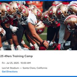 49ers Training Camp!! $50