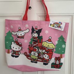 Hello Kitty Christmas Tote Bag