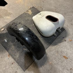 Harley Tank And Front Fender 