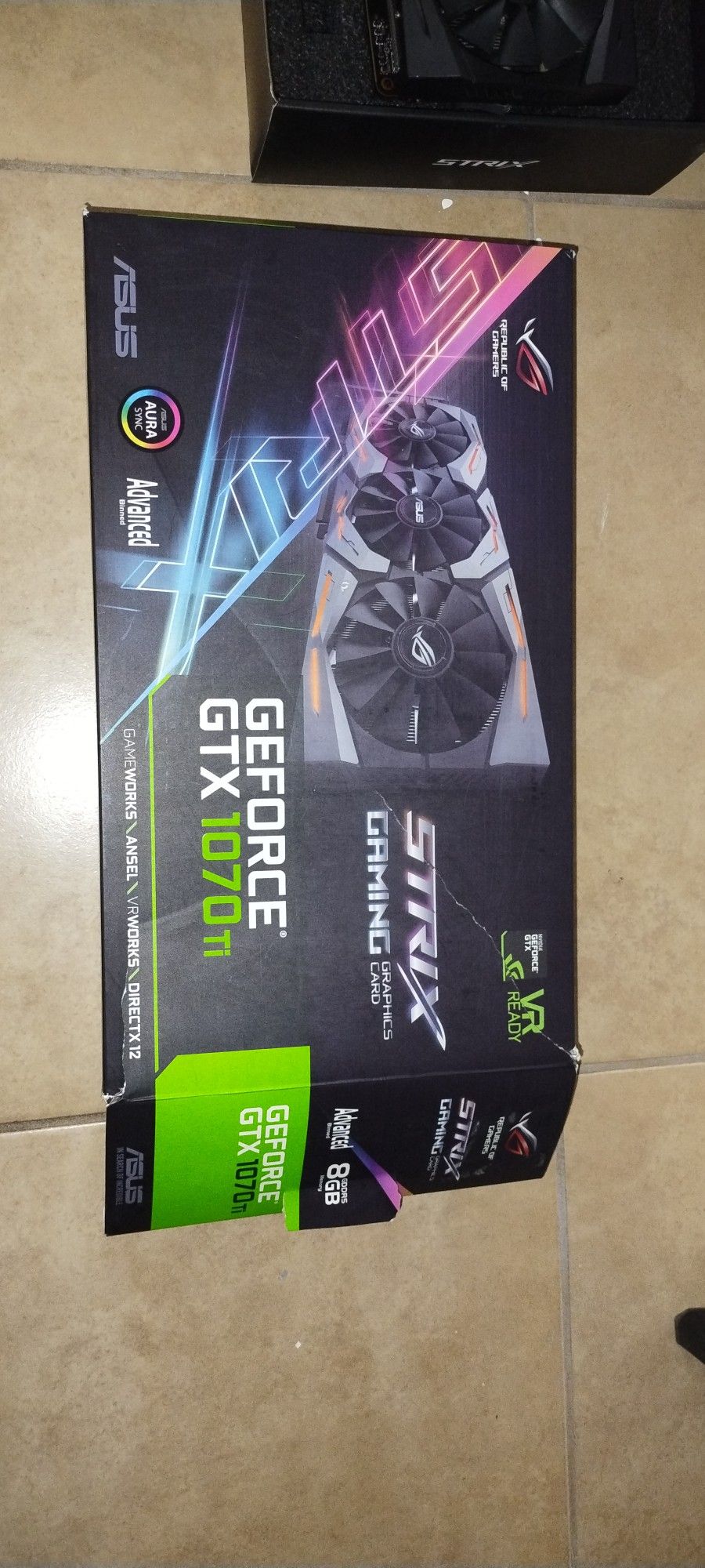 GTX STRIX 1070 TI -ASUS 8g