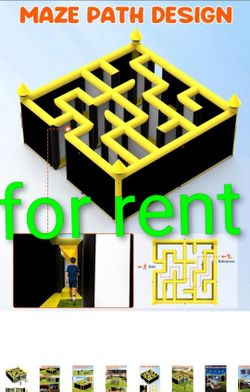 Inflatable maze