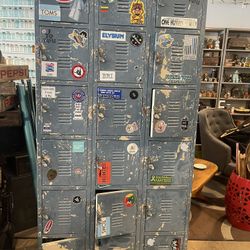 Vintage Blue Lockers 