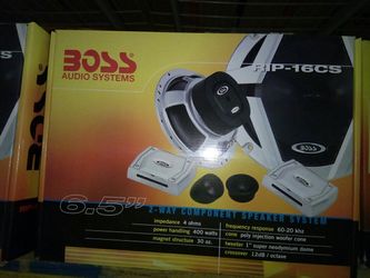 Boss car audio 6.5 inch components speaker system