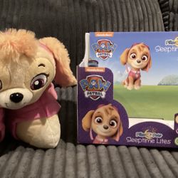Paw Patrol Skye Sleeptime Lite Plush LED Kids' Nightlight & Pillow Pet