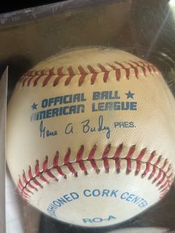CHUCK FINLEY Official American League Baseball