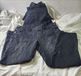 Dark Wash Denim Overalls
