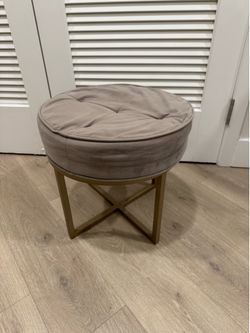 Light Grey Ottoman