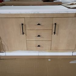 Vanity Art 60" Double Bathroom Vanity Set (BNIB. Delivery Available)