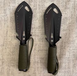 Heavy-Duty Multifunctional Folding Shovel 2 Pack