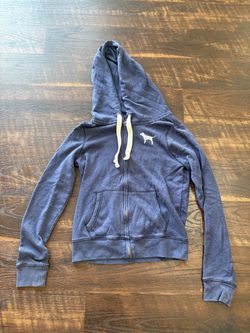 PINK Victoria Secret Hooded Zipper Sweatshirt small