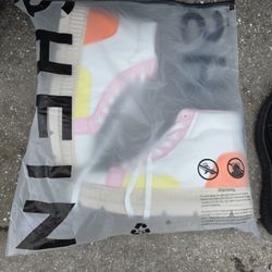 NEW Women’s Size 9 White Pastel High-Top Sneakers