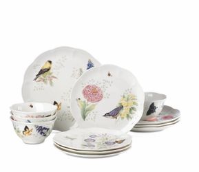 Lenox Butterfly Meadow 12-Piece Dinnerware Set