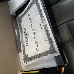 Kicker 1800.1 sub amp