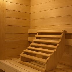 Cedar Sauna Backrest/Handcrafted Comfort/skin breathe while/Size 16'' x 18''X7''