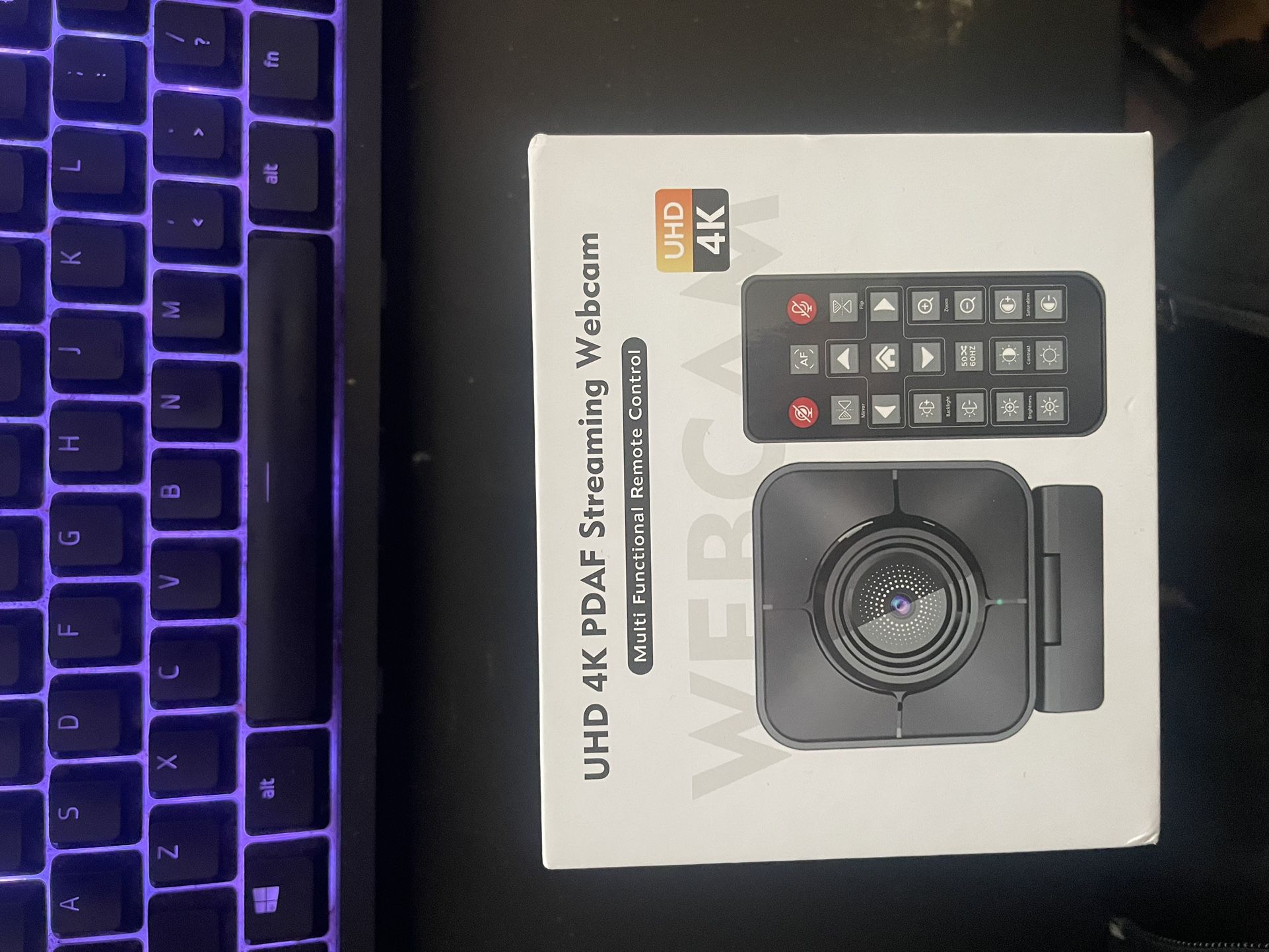 4k webcam And Premium USB mic