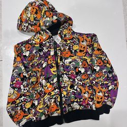 Kids Disney Halloween Sweatshirt Sz S 