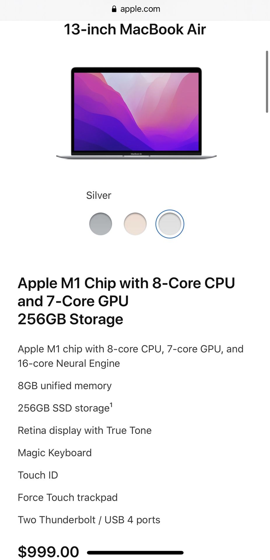 Apple MacBook Air 13"