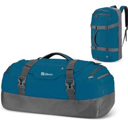 Large Duffel Bag Weekender Bags with Shoe Compartments 4-Way Sports Gym Backpack