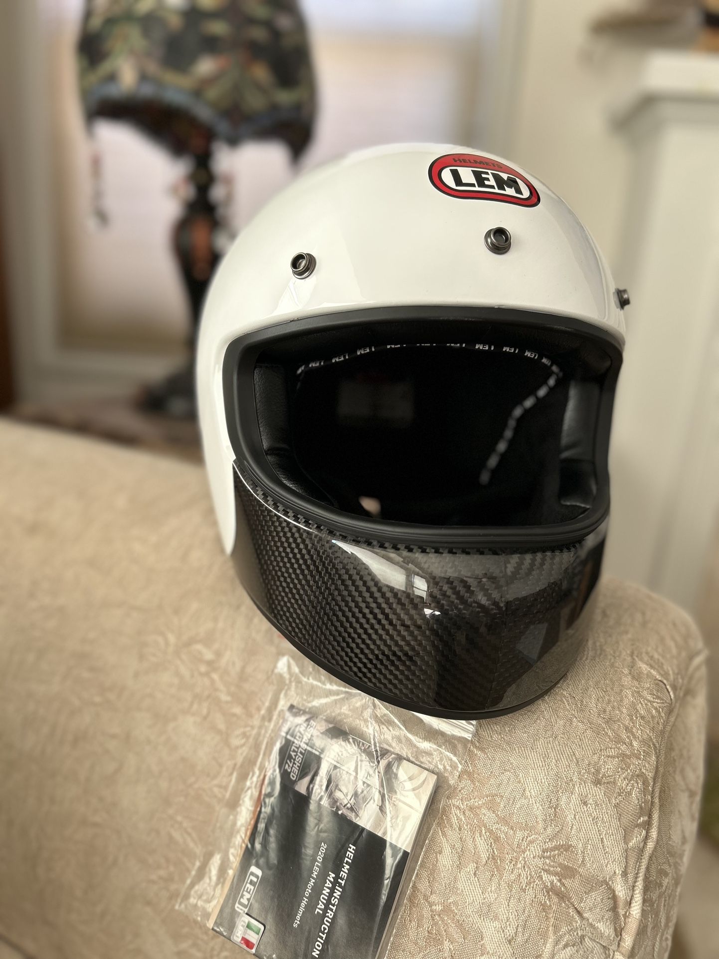 NEW IN BOX • LEM Motorcycle Helmet Size XL