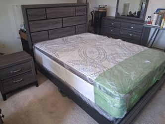 8 piece complete bedroom set queen