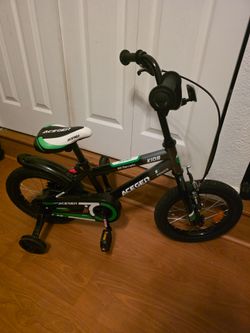 12 Inch Boys Bike with Training Wheels