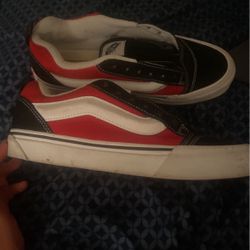 Chunky Vans Red White And Black