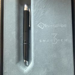 Livescribe 3 SmartPen- Bluetooth Digital Pen - New In Box - Android & iOS