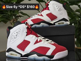 Jordan 6 Retro "Carmine"_Size 6y *Brand New*