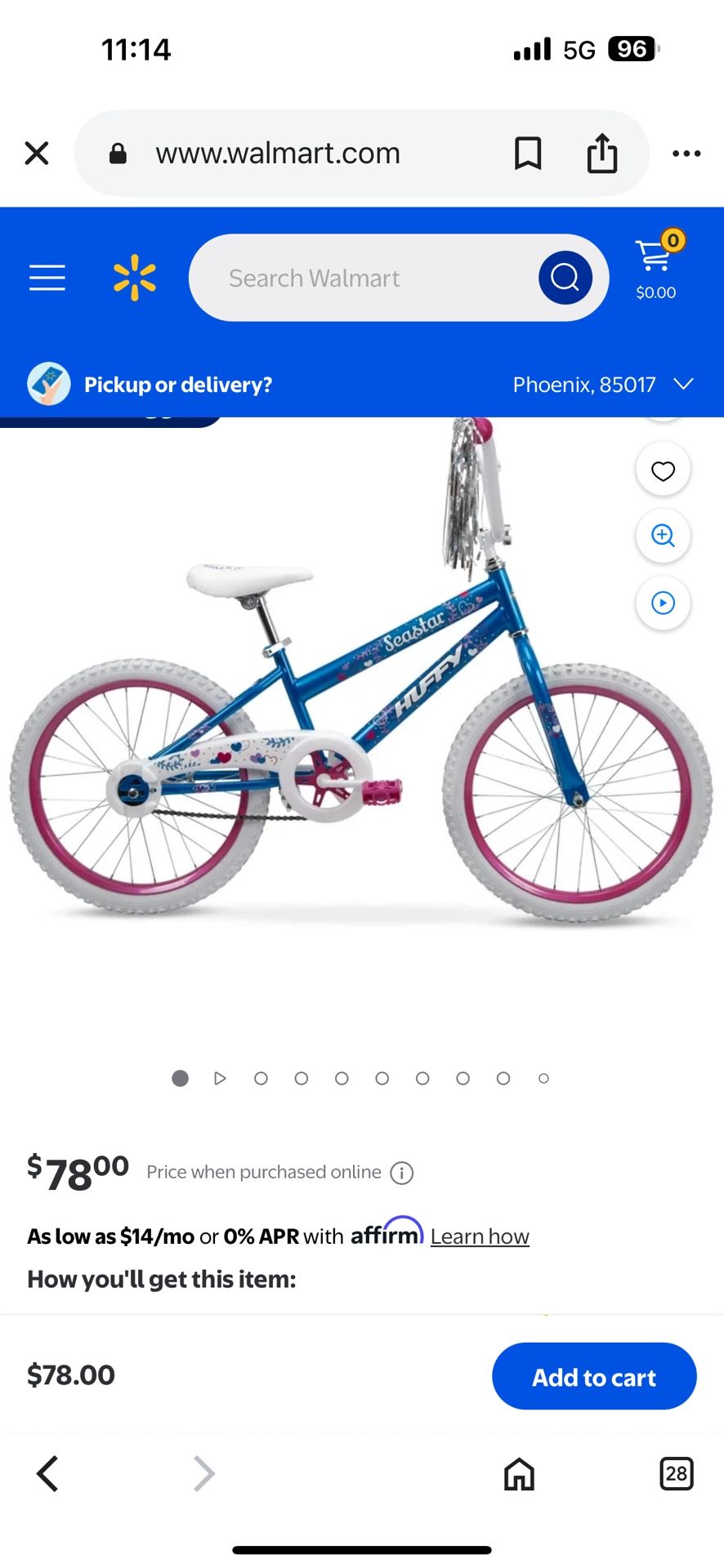 Bike π² Size 20 For Kids