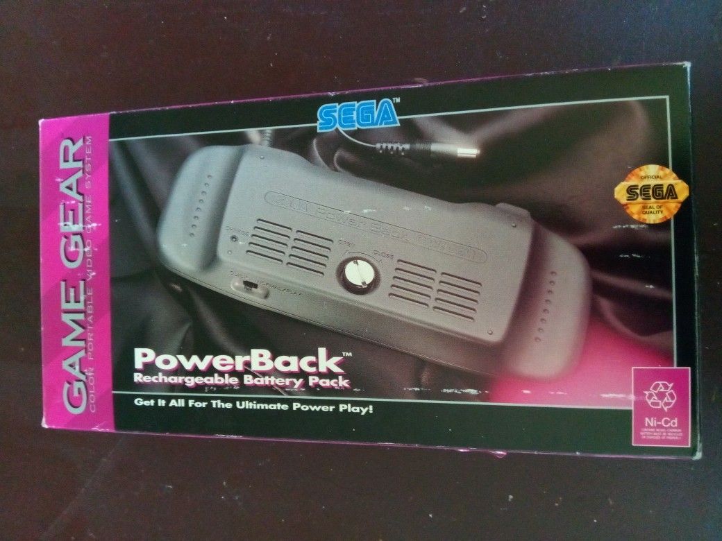 Sega Game Gear powerback