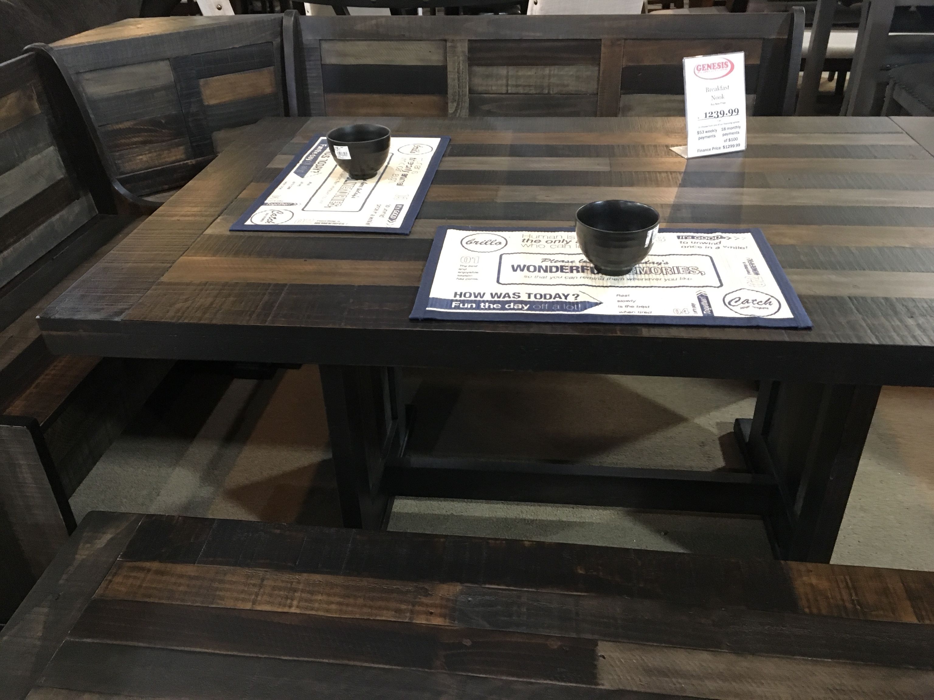 Breakfast Nook - ONLY $1239