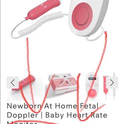 $15 |  Newborn At Home Fetal Doppler | Baby Heart Rate Monitor