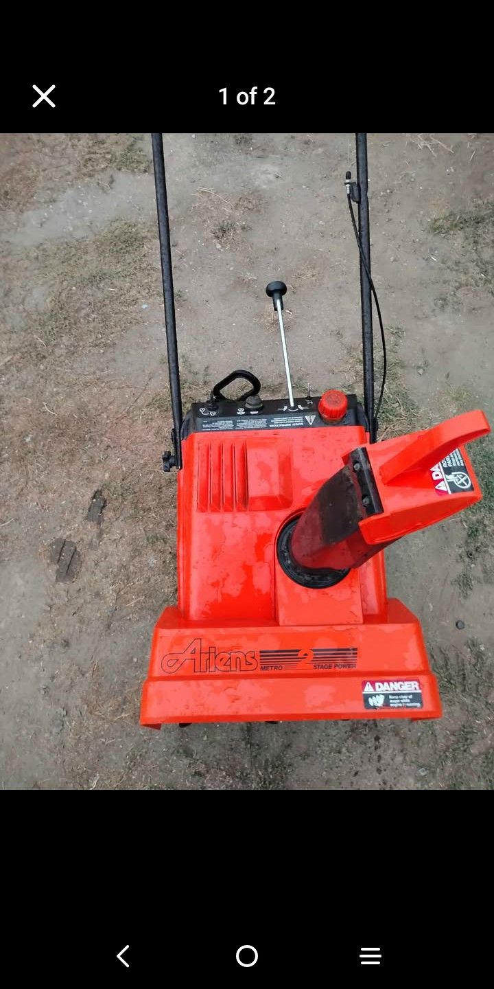 Ariens Single Stage Snowblower 