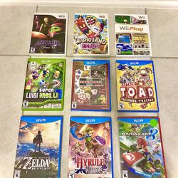 Brand New Wii and Wii U New Games