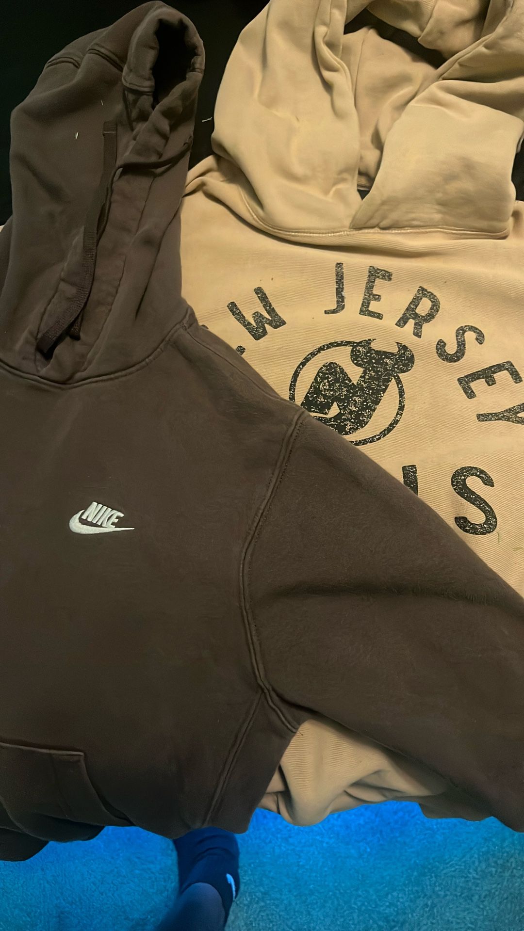 New Jersey Devils Hoodie & Nike Brown Hoodie
