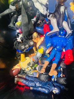 hot wheels trucks, and cars Toys- miscellaneous  action figures, and hot wheels trucks, and cars