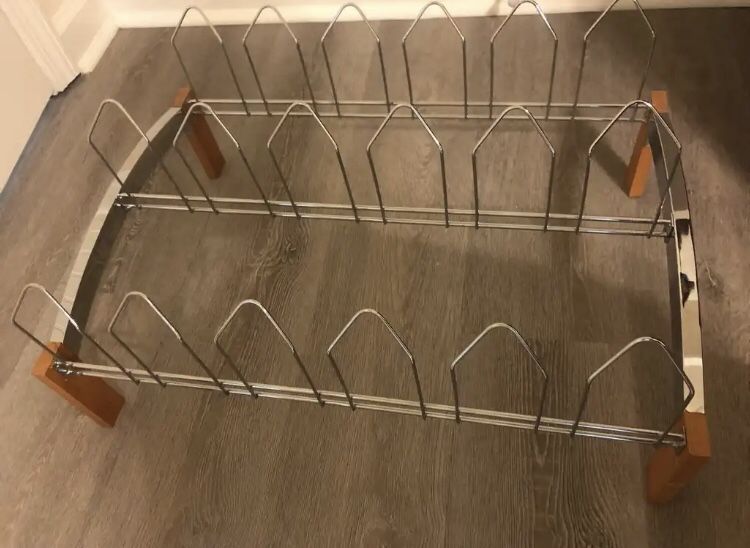 Metal and Wood shoes Racks