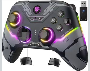 EasySMX X15 Wireless PC Controller for Gaming, Hall Effect Joysticks