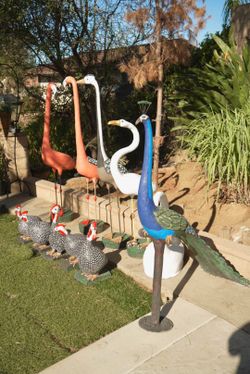 Cement animals / animales para jardin