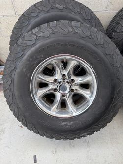 Six lug Chevy rims and tires