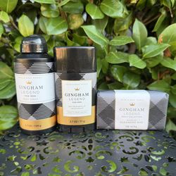 Gingham Legend Bath & Body Works Body Spray, Deodorant, and Soap