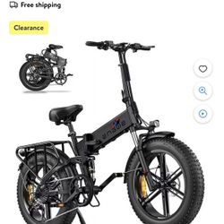 ENGWE Engine Pro 1000W Peak Motor Folding Electric Bike for Adults - 48V16A Battery 75Miles Long Range, 20 * 4.0" Fat Tire E-bike All Terrian Full Sus