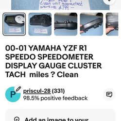 1999 to 2001 Yamaha R1 parts motor bad second gear