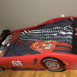 Race Car Twin Bed, Red