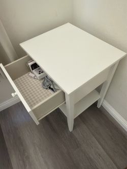 Two ikea nightstands