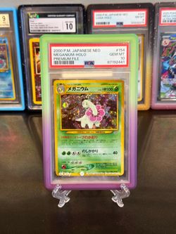 PSA 10 Meganium Neo Genesis Pokemon