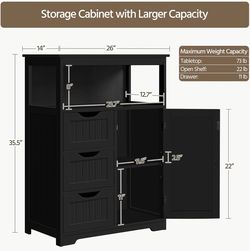 Small Bathroom Storage Cabinet