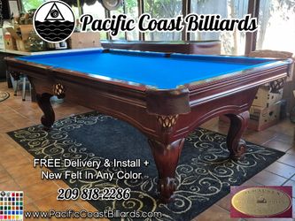 Olhausen Pool Table (FREE Delivery & Install + New Felt Any Color)